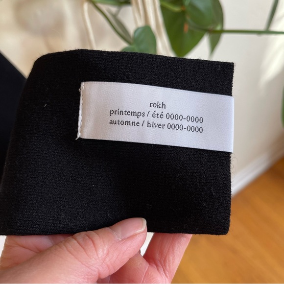 ROKH Back Ribbon Cropped Mask Top - NWT Sz XS - Picture 8 of 13